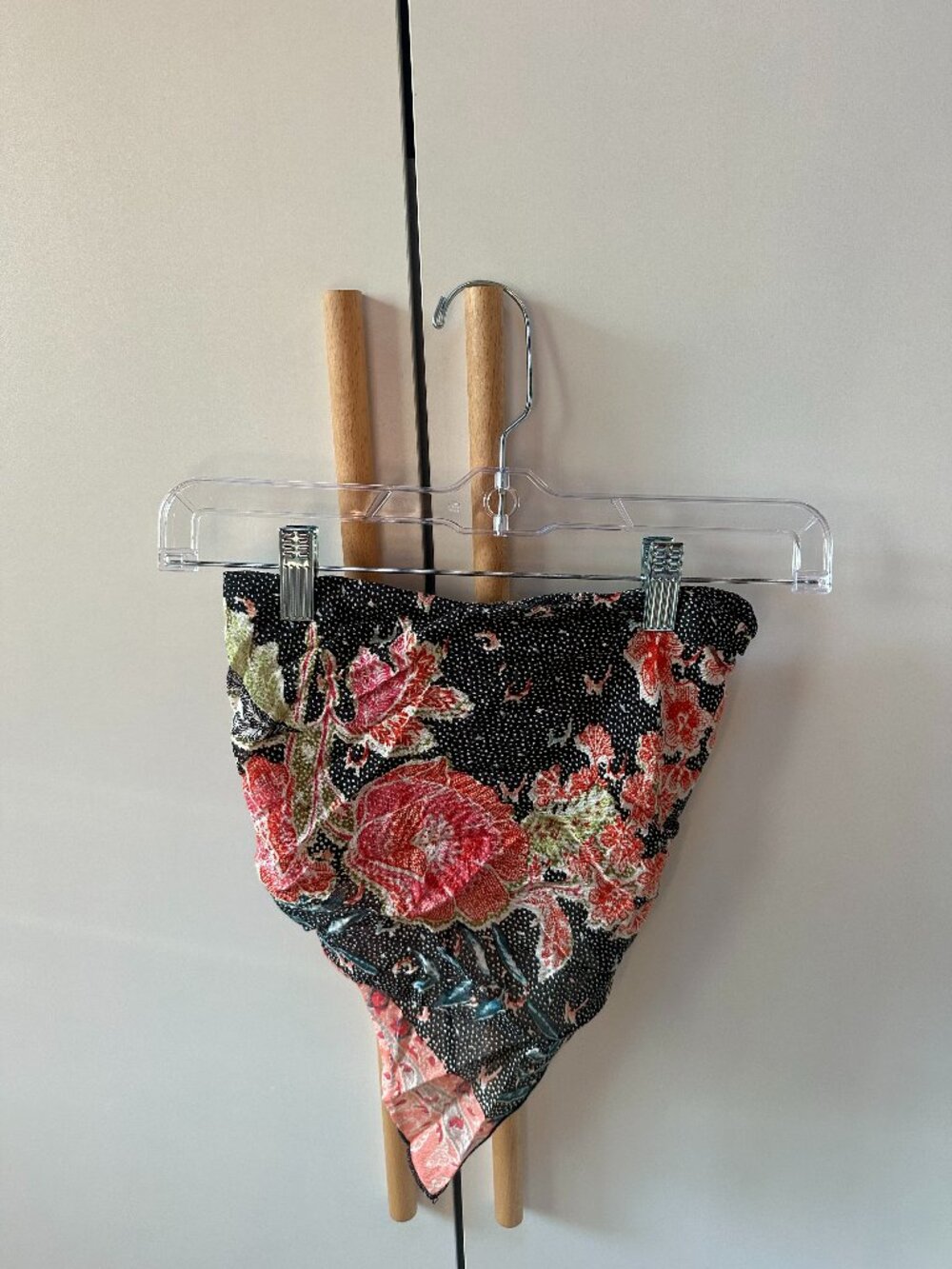 Free People floral print sheer bandana top